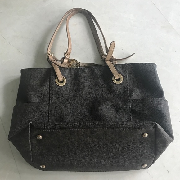 Brown Michael Kors MK logo Handbag - Picture 2 of 8